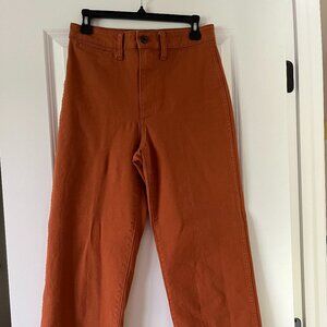Madewell Slim Emmett Wide Leg Crop
